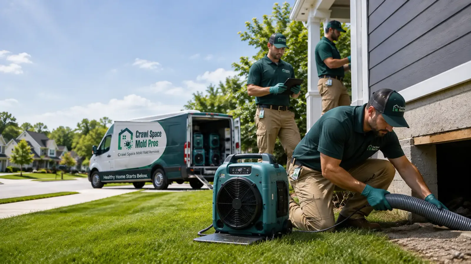 Crawl Space Mold Removal in Manlius, IL
